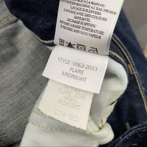 Vince Flare Jeans in Midnight Womens 28 - Picture 6 of 11